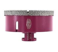 QUEFORET Foret Diamant pour Carrelage 100mm x M14 - Trépan de Forage pour Céramique Porcelaine Marbre Granit pour Meuleuse d'Angle
