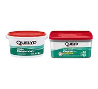QUELYD Colle Dépron Seau 6Kg & Sous-Couche Depron 2 en 1 - Application Avant et Sur Depron - Blanche Même Après Séchage - 1 Seau 2,5 L