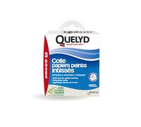 Quelyd – Colle papiers peints intissés en poudre – Sans solvant – Étui doseur 150 g