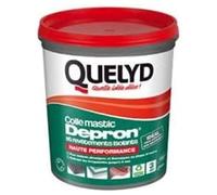 Quelyd Colle pour Plaques Depron et Matériaux Isolants - Pot de 1 Kg | Haute Performance - Isolation Mur Et Plafonds - Colle en Pâte Prête à l'Emploi