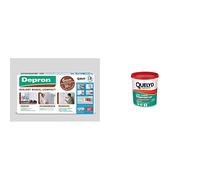 Quelyd Plaques DEPRON Format G6 - Épaisseur 6 mm - Plaque Isolation Thermique - Isolant Murs Intérieurs - Couleur :Blanc - 10 Plaques de 1 m²& Colle pour DEPRON et matériaux isolants Haute Performance