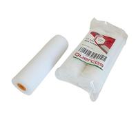 Quercos Lot de 2 rouleaux de rechange pour peinture Poro 0 - Rouleau mousse de 11 cm bord plat - Mini rouleaux à peindre pour laque à l'eau et solvants légers. Éponge de rechange polyester (mousse, 11
