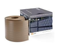 Quest 5X Bande Brise-Vue Double Fil 19 cm Imperméable - Beige, 2,52 m