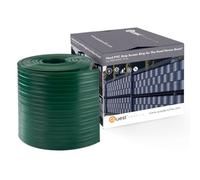 Quest 5x Bande Brise-Vue Double Fil 19 cm Imperméable - Vert, 2,52 m
