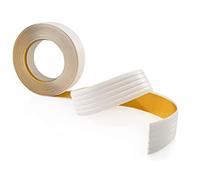 Quest Bande Antidérapante 35 mm PVC Autoadhésive - Blanc, 5 m | Revêtement antiglisse à dos adhésif puissant, sécurise sols, rampes et marches, escaliers, garages & ateliers