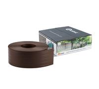 QUEST - Bande de Clôture PVC - 900g/m², 10cm - Brun - Panneaux de Clôture, 52m