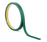 Quest Bande Plate PVC 20 mm Autoadhésive - Vert, 10 m | Baguette de finition autocollante, résistante, facile à couper, idéale pour bricolage, construction & décoration