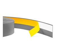 Quest Bande plate PVC 50 mm Autoadhésif - Anthracite, 5 m | Baguette flexible pour fenêtres et portes, protège de l’humidité et de la saleté, pour une finition propre