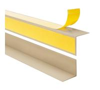 Quest Cornière d'angle PVC 20 x 20 mm Autoadhésive - Beige, 200 cm