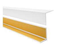 Quest Cornière d'Angle PVC 50 x 20 mm Autoadhésive - Blanc, 200 cm