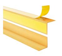 Quest Cornière d'angle PVC 50 x 50 mm Autoadhésive - Doré, 200 cm