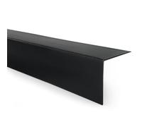 Quest Cornière PVC 20 x 20 mm Rigide - Noir, 150 cm