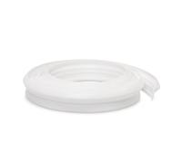 Quest Joint d’étanchéité de rebord de fenêtre en PVC - Blanc, 1 m | Profilé d’étanchéité pour appuis métalliques, tôles de toit et façades, résistant aux UV, sans plomb, facile à couper