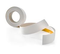 Quest Liste de Recouvrement 30 mm PVC Autocollante - Blanc, 5 m | Moulure plate pour baguette de fenêtre, adhère au métal, carrelage, bois & plastique, sans entretien, cuisine & salle de bain