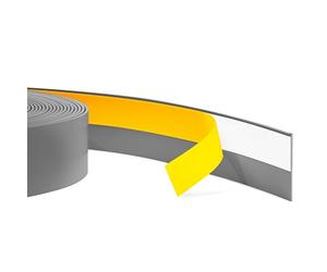 Quest Moulure Plate Adhesive, Moulure de Recouvrement Autocollante - Largeur 50mm - Profilé en PVC - Baguette de finition pour fenêtre, flexible, décorative - 5 Mètres, Anthracite