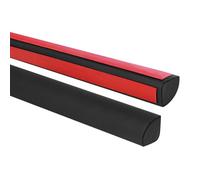 Quest Moulure PVC Autocollante 10 x 10 mm Résistante aux UV - Noir, 3 m | Baguette décorative en PVC, flexible, imperméable, facile d'entretien, pour murs, sols & plafonds