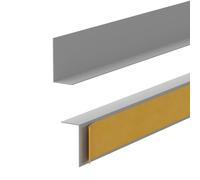 Quest Plinthe Autocollante en PVC 50 x 20 mm Rigide - Gris, 200 cm | Profilé de sol design minimaliste, résistant à l'humidité et aux UV, montage facile sans perçage, maison & bureau