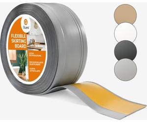 QUEST Plinthe PVC autocollante, plinthe décorative flexible DEKOR, 70x20mm, couleur sable, 70x20 mm, 5 m