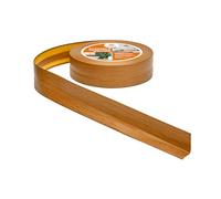 Quest Plinthe Souple Autoadhésive - 32 mm x 23 mm - Plinthe en PVC de finition - Pour l'intérieur, mur, sol, salle de bain, salon - Étanche, décoratif, flexible - 25 mètres - Chêne rustique