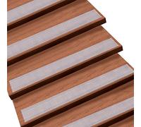 Queta Autocollants Marchette D'escalier Autocollants antidérapants Marchettes d'escalier Transparentes (15x60cm)