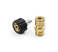 Quick Connect Kit, CHSEROK 1/4" Adaptateur en Laiton, Connecteur Tuyau Arrosage Laiton pour Jardin, Pelouse, Champ Lrrigation