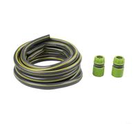 Quick Connect Rallonge de tuyau d'arrosage 5 m avec 2 adaptateurs pour moulinets et chariots en PVC robuste