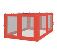 QUICK STAR 4 parois latérales avec moustiquaire pour tonnelle 3 x 3 m