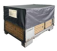 QUICK STAR Boîte de couverture 125x85x50cm Gris Housse de protection Housse de transport