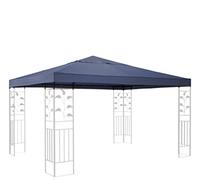 Quick-Star Toit de Rechange pour pavillon de Jardin Gris 3 x 3 m