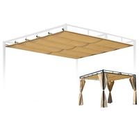 Quick-Star Toit de Rechange pour Toit Plat Pergola Firenze 3 x 3 m