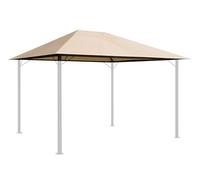 QUICK STAR Toit de Remplacement pour pavillon de Jardin 3x4m Housse de Remplacement pour Toit de pavillon Beige Antique