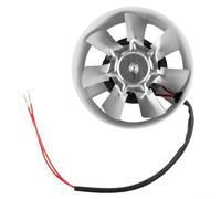 Quiclume Ventilateur tubulaire - 100 mm - 1,75 m³/min - Canal métallique | Ventilateur tubulaire de 100 mm. Débit d'air : 1,75 m³/min. 20 W d'économie d'énergie. Silencieux. Entièrement en métal