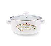 Quid Memory Casserole en acier émaillé compatible vitrocéramique électrique antiadhésive
