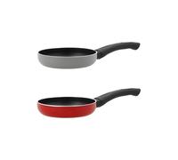 Quid Mini poêle en aluminium imprimé 14 cm, compatible vitrocéramique, induction, poignées ou manche en bakélite