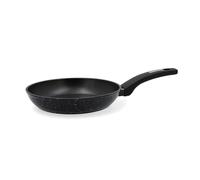 Quid Poêle en aluminium forgé 24 cm, compatible vitrocéramique, induction, poignées ou manche en bakélite Soft Touch