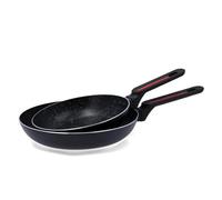 Poêle à frire quid temptation noir métal aluminium estampillé ø 24 cm ø 20 cm (2 pièces)