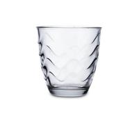 Quid Waves Lot de 6 verres bas en verre 26 cl Sodo adaptés au réfrigérateur, non adaptés au micro-ondes, écologique