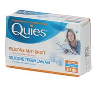 Quies Bouchons D'Oreilles Silicone Anti-Bruit D'Oreille 1 pc(s)