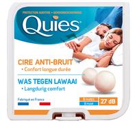Quies bouchons pour oreilles cire naturelle 16uds