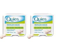 QUIES - protection auditive cire naturelle - Lot de 2 boites de 8 paires