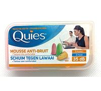 QUIES Mousse confort bruits forts fluo boîte de 3 paires