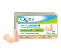 Quies Protection Auditive Mousse Confort Chair 3 Paires