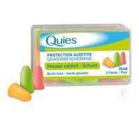 Quies Protection Auditive Mousse Confort Fluo 3 Paires