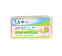 Quies Protection Auditive Mousse Fluo 6uts