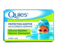 Quies Protection Auditive Silicone Natation 3 Paires