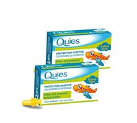 Quies Silicone EarPlanes Enfant Protection auditive spécial avion - Lot de 2 Paires