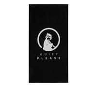 Quiet Please Performance 70x140cm Serviette-Noir