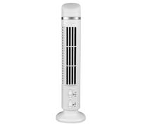 Quiet Standing Fan - Tall Bladeless Floor Blower, Two Speed Nightlight Unit