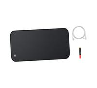 QUILSTM Surmatelas de mise à la terre respirant, sommeil réparateur doux et portable, doté d'un stylo de test d'entretien simple pour vérifier la, Noir, 68x190cm