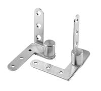 Quincaillerie de porte secrète | Charnière pivotante robuste pour armoire - Raccords d'arbre en acier inoxydable pour maison, magasin, placard, abri de jardin